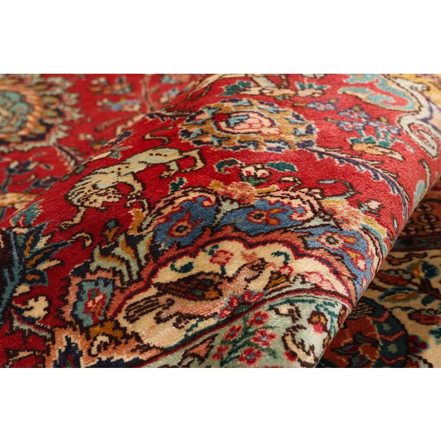 Antique Persian Tabriz Rug, 14'11 X 19'03 For Sale In Dallas - Image 6 of 10