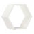 Chelsea House Honeycomb Wall Box in White For Sale