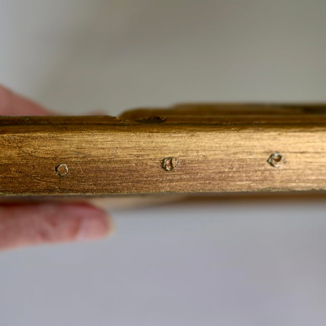 1961 Oil Painting on Board of Arabian Gray Stallion Horse Ibn Julep Framed Signed and Dated For Sale - Image 10 of 13