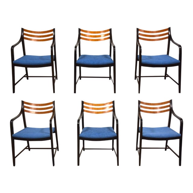 Harvey Probber Dining Chairs Set of 6 Chairish