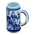 Mid 20th Century Hand-Painted Dutch Delft Blue & White Stein / Tankard For Sale