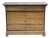 Antique French Louis Philippe Burl Walnut Four-Drawer Commode With Marble Top For Sale