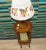 Vintage Round Side Table with Drawers, 1960s For Sale - Image 3 of 13