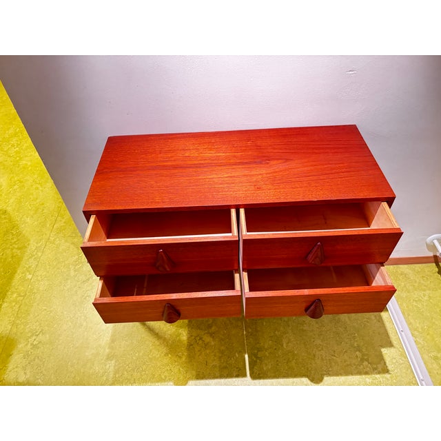 Teak Bedside Table by by Reinhold Stotz, 1960 For Sale - Image 3 of 10
