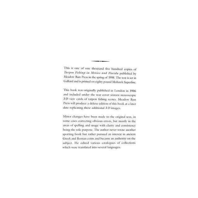 1990s "Tarpon Fishing in Mexico and Florida" 1998 Spencer-Churchill, Edward George & Rice, John For Sale - Image 5 of 8