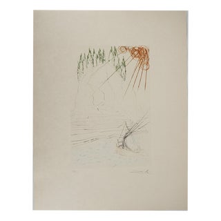 Salvador Dali, The Struggle with the Morhoult, Engraving For Sale