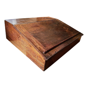Antique Early 19th Century English Georgian Mahogany Shopkeeper’s Writing Slope Desk