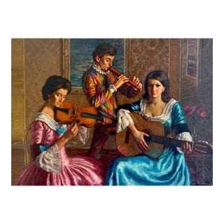 A 20th Century Oil on Canvas by Marc Rebierre For Sale