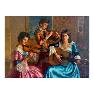 A 20th Century Oil on Canvas by Marc Rebierre
