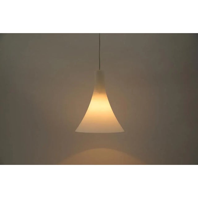 Tokyo Ceiling Lamp in Opaline Glass by Wilhelm Braun-Feldweg for Peill & Putzler For Sale - Image 6 of 8