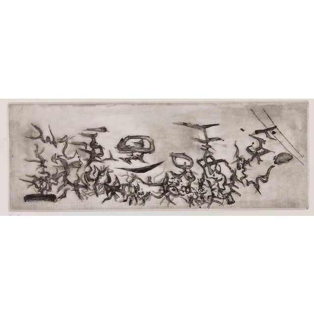 Modern Wou-Ki Zao, The Companions in the Garden, Etching For Sale - Image 3 of 6