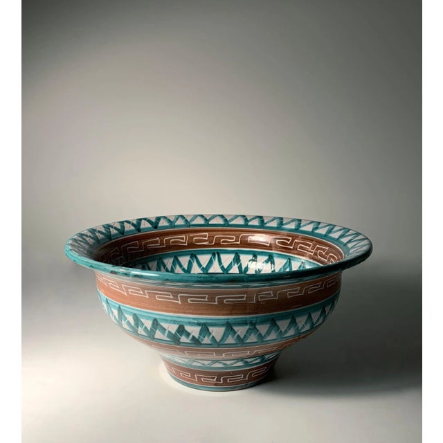 Mid-Century Modern Robert Picault Large Centerpiece Bowl For Sale - Image 3 of 7