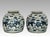 Chinese 19th Century Qing Chinese Blue and White Antique Storage/Ginger Jars With Foo Lions - A Pair For Sale - Image 3 of 14