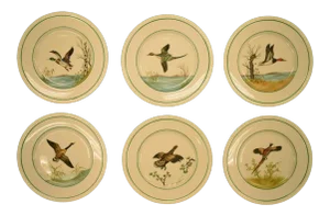 Cyril Gorainoff Gamebird Plates - Set of 6