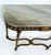 French 1970s Louis XVI Marble Top Console Table, Gilt Bronze, Porcelain Hand-Painted Plaques For Sale - Image 3 of 14