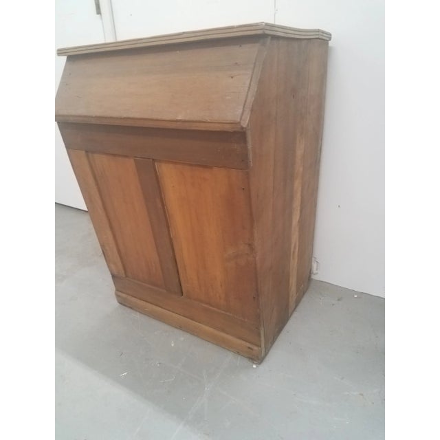 English Antique Coffee Bin For Sale - Image 3 of 13