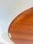 Vintage Danish Modern Round Teak Serving Tray With Cutout Handles, Marked Fh Denmark For Sale - Image 9 of 13