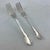1980s Dessert Spoon & Fork, Du Barry - Set of 12 For Sale - Image 11 of 18