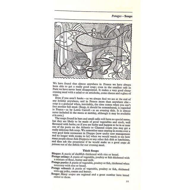 White "Eating French Menus and Markets" 1971 Hughes, Spike and Charmian For Sale - Image 8 of 9
