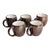 Coconut Mugs by Tiki Farm - Set of 5 For Sale