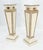Pair of Tessellated Marble Tapered Square Obelisk Shape Pedestals Stands MINT! For Sale - Image 9 of 12