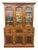 Victorian Carved Walnu Bookcase witht Secretaire, 1880 For Sale