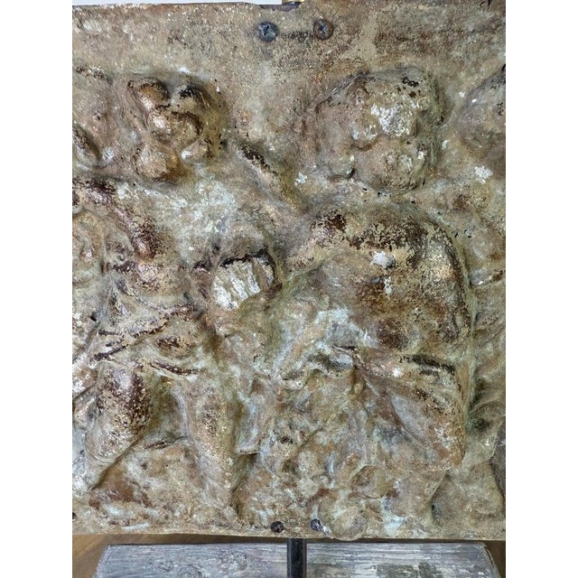 White Italian Cast Metal Figural Table Lamps, 1930s Classical Style For Sale - Image 8 of 17