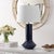 Safavieh Safavieh Wells Ceramic Table Lamp - Navy Blue For Sale - Image 4 of 6