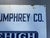 American Vintage Porcelain Advertising Sign Lehigh Cement Humphrey Co. For Sale - Image 3 of 8