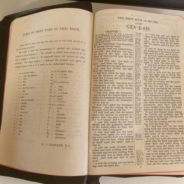 Oxford Self‑Pronouncing Holy Bible – 1901 s.s. Teacher’s Edition For Sale - Image 13 of 13