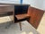 Brown Rare Mid Century Modern Franz Ehrlich Teak Executive Desk For Sale - Image 8 of 12
