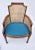 Wood John Widdicomb Louis XVI Caned Faux Bamboo Chair For Sale - Image 7 of 11