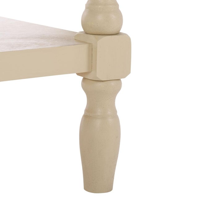 Athena Bobbin Accent Table in Sand For Sale In Philadelphia - Image 6 of 9