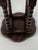 Mid-Century French Carved Oak Side Table with Lotus Motif, 1950s For Sale - Image 13 of 18