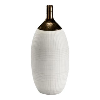 Wildwood Blanco Ceramic Potter's Vase For Sale