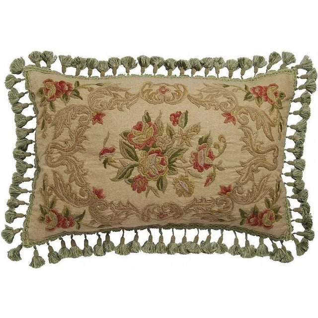 Traditional Traditional -Style Throw Pillow For Sale - Image 3 of 3