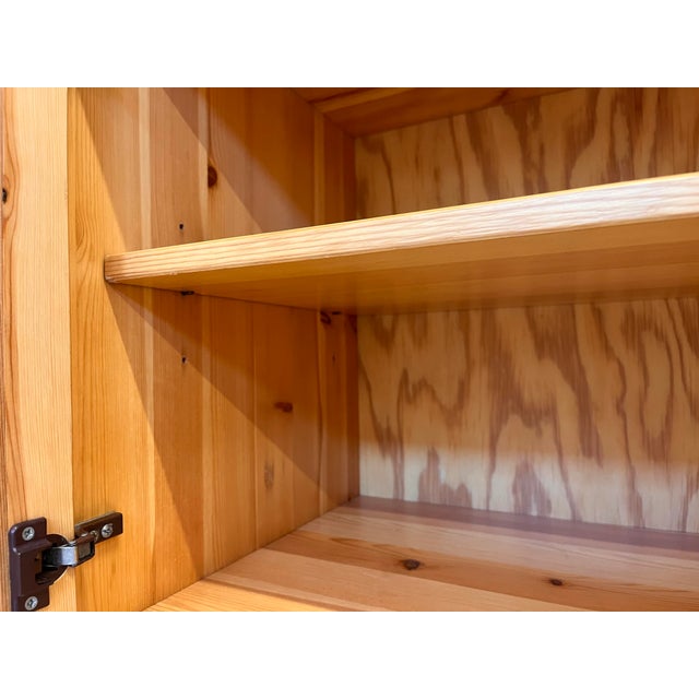 Wood Scandinavian Buffet in Pine, 1960s For Sale - Image 7 of 14