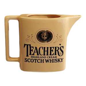 1960s Mid-Century Modern English Teacher's Scotch Whiskey Water Pitcher