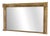 Regency Gilded Overmantel Mirror with Lightly Foxed Glass For Sale