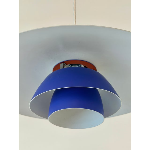Blue PH 4/3 Pendant Lamp by Poul Henningsen for Louis Poulsen, Denmark, 1970s For Sale - Image 10 of 18