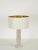 Large Murano Rostrato Glass Table Lamp with Linen Lampshade from Barovier, Italy, 1950s For Sale - Image 6 of 18