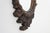 1950s 20th Century Rococo Carved Wooden Mirror with Cartouche-Shaped Glass, Italy, 1950s For Sale - Image 5 of 11