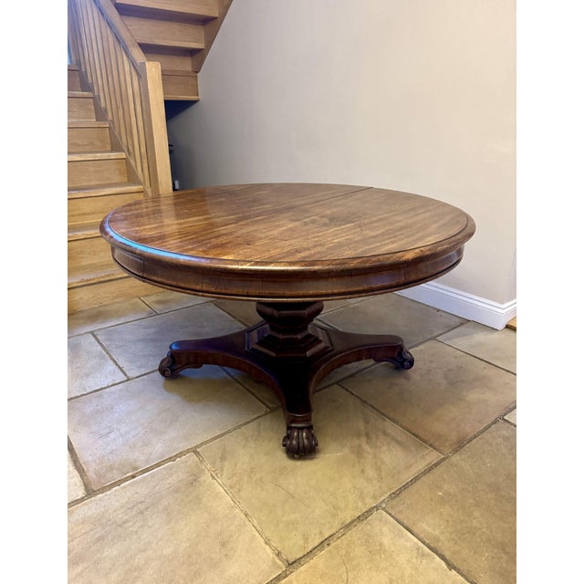 Antique Victorian Mahogany Extendable Dining Table, 1850 For Sale - Image 3 of 10
