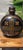 Vintage Hand-Painted Blackware Pottery Bottle Vase With Floral Folk Art Motif For Sale - Image 9 of 18