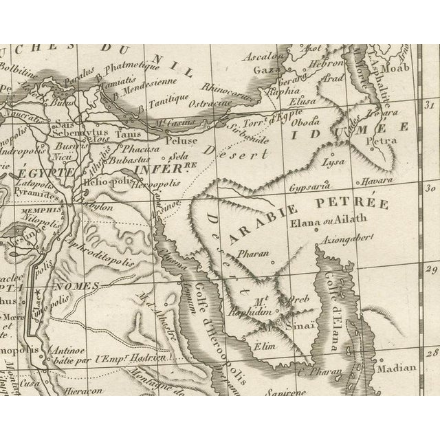 19th Century Ancient Egypt and Libya with the Mouths of the Nile Map, 1818 For Sale - Image 5 of 8