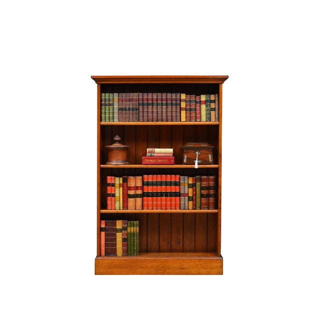 Early 20th Century Mahogany Open Bookcase, 1920s For Sale - Image 3 of 16