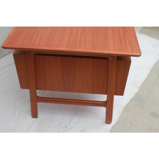Gunni Omann Vintage Teak Desk by Gunni Omann for Omann Jun, 1965 For Sale - Image 4 of 17