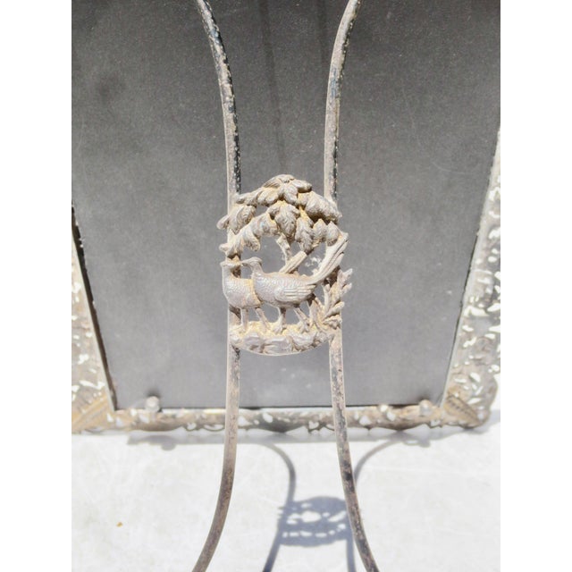 1900 - 1909 Circa 1900 Silverplate Metal Frame For Sale - Image 5 of 9