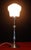 English Art Deco Silver-Plated and Opaline Glass Table Lamp, 1920 For Sale - Image 4 of 15