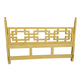 Fretwork Palm Beach Chic King Size Headboard For Sale